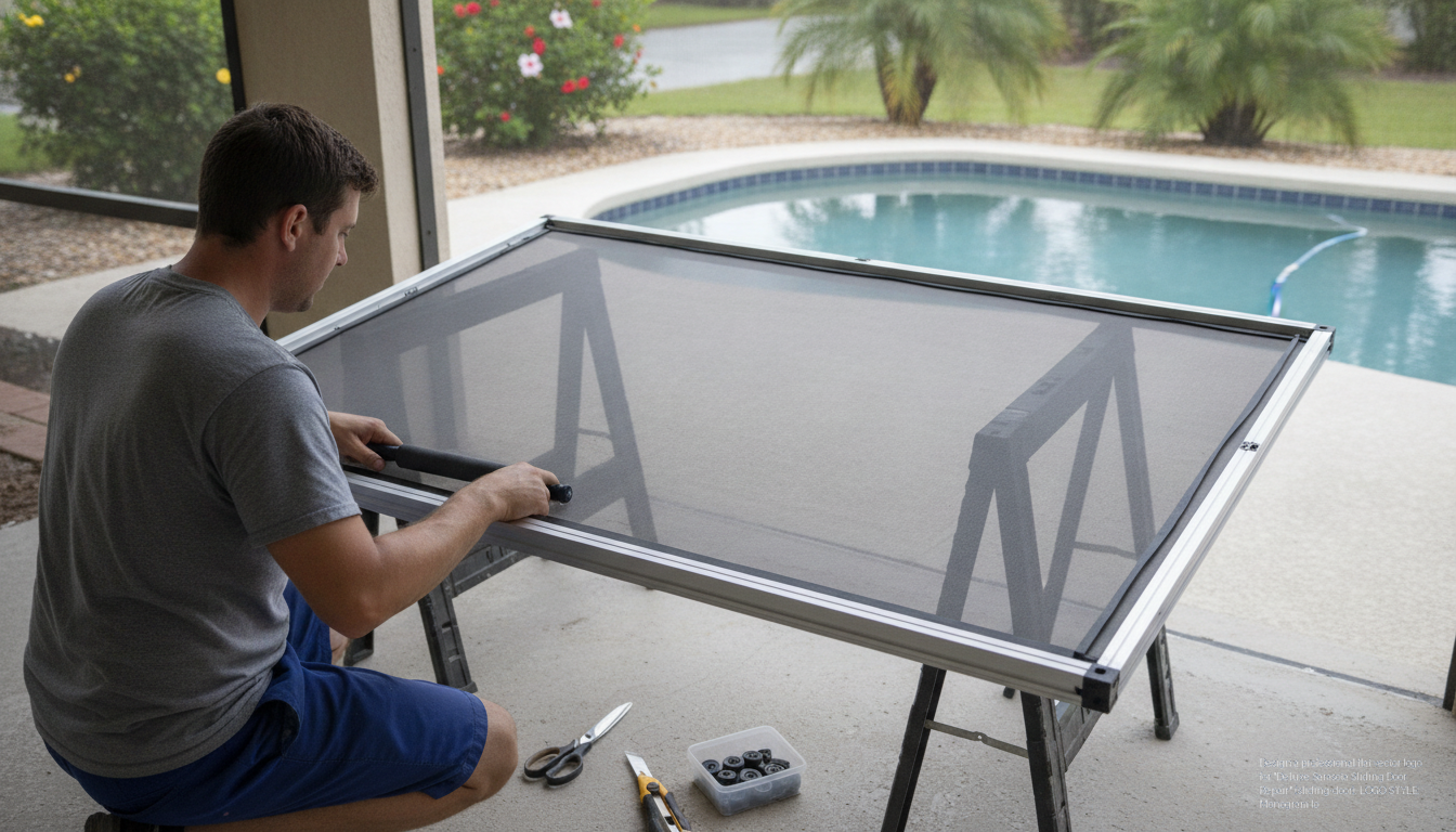 Sliding Door Screen Repair & Replacement